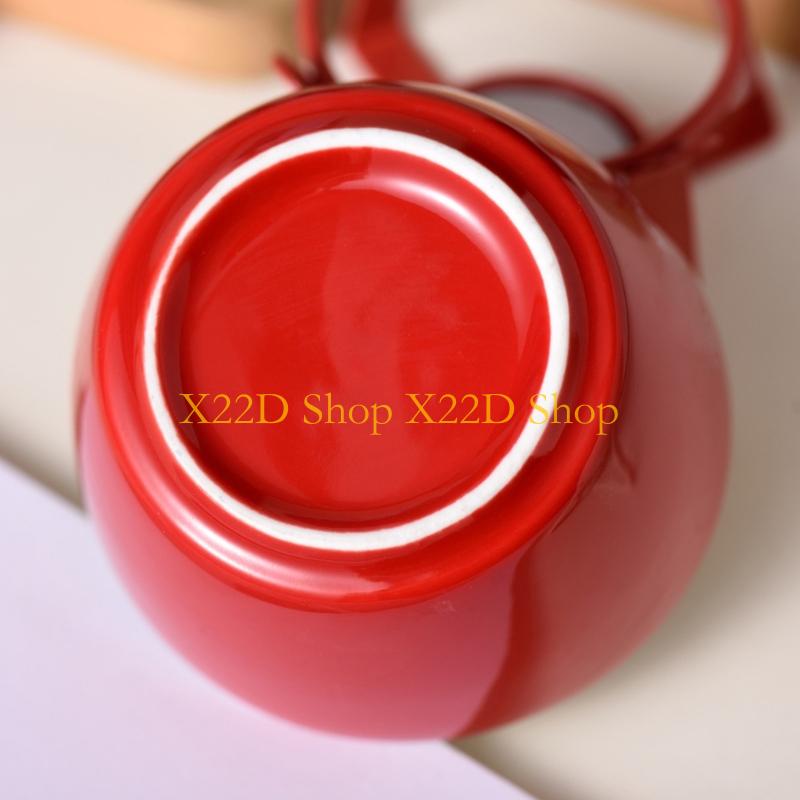 Fondue Pot Ceramic - X22D مجموعة أواني الفوندو مع شوكة،