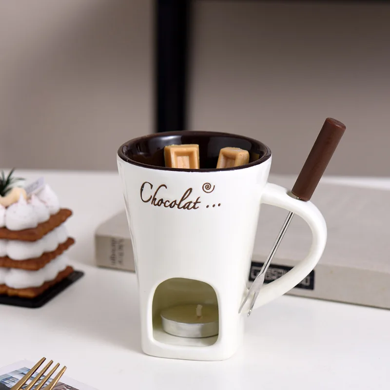 كوب فوندو الشوكولاتة، أكواب إذ - مراجعة Fondue Pot Ceramic وسعره