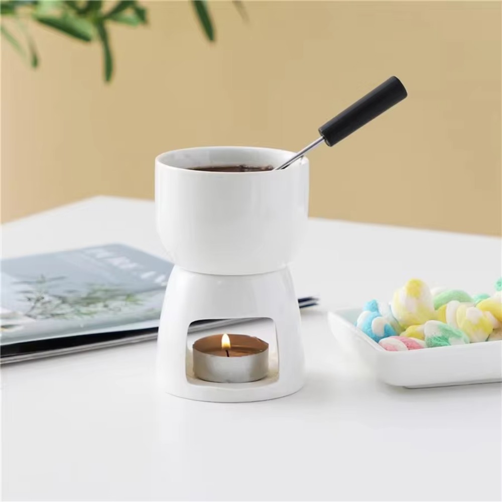 كوب سيراميك لصهر الشوكولاتة وا - مراجعة Fondue Pot Ceramic وسعره