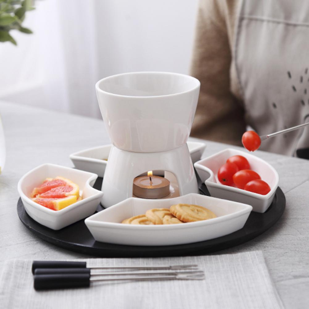 وعاء فوندو سيراميك، طقم فوندو  - مراجعة Fondue Pot Ceramic وسعره