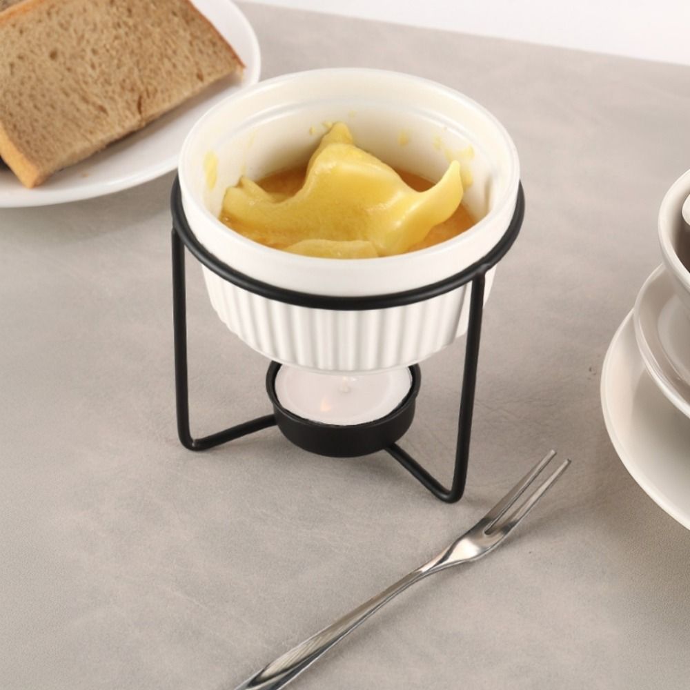 وعاء سيراميك لتسخين الزبدة وصه - مراجعة Fondue Pot Ceramic وسعره