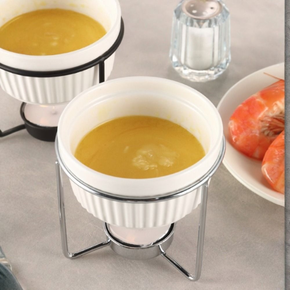 وعاء سيراميك لتسخين الزبدة وصه - مراجعة Fondue Pot Ceramic وسعره