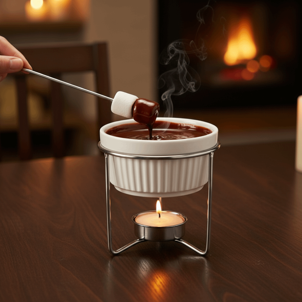 وعاء سيراميك لتسخين الزبدة وصه - مراجعة Fondue Pot Ceramic وسعره