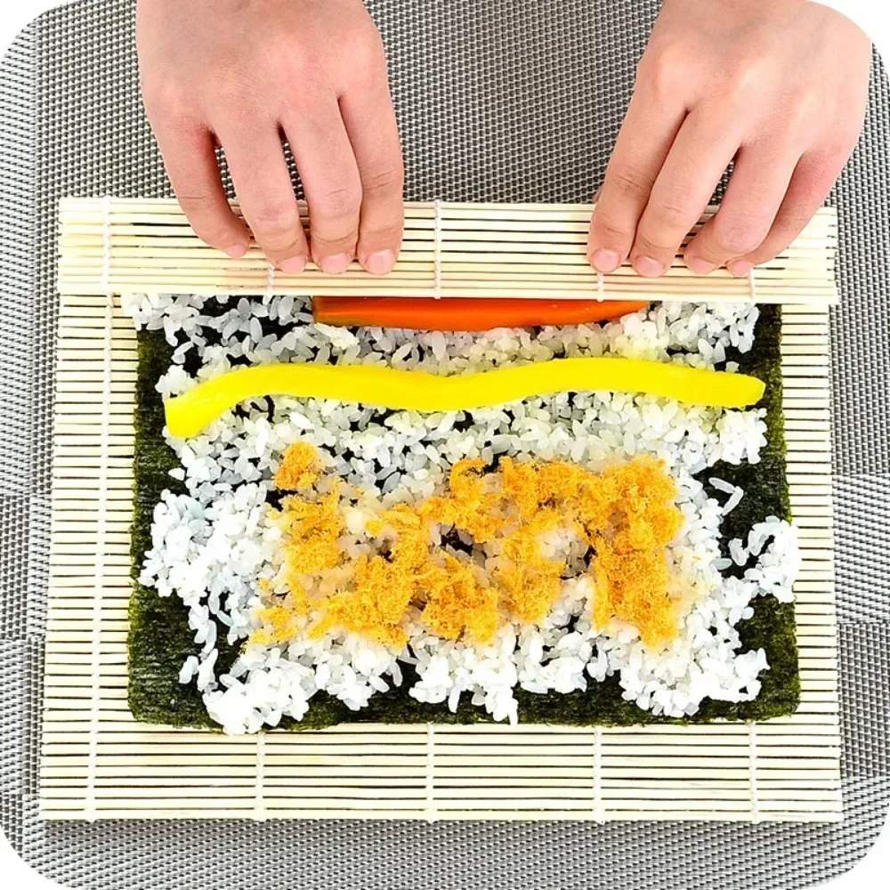 محلية الصنع غير عصا الخيزران ا - مراجعة Sushi Mat Bamboo وسعره