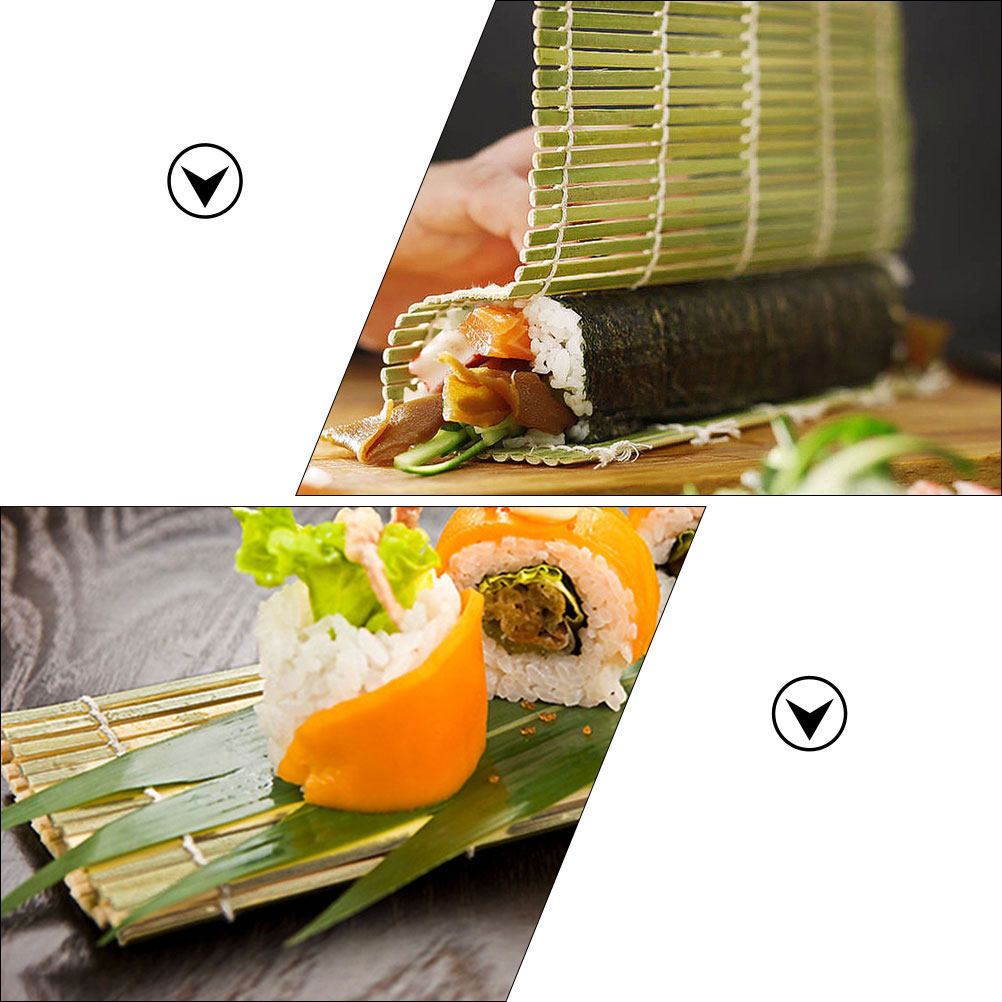3 قطع من حصائر السوشي المصنوعة - مراجعة Sushi Mat Bamboo وسعره