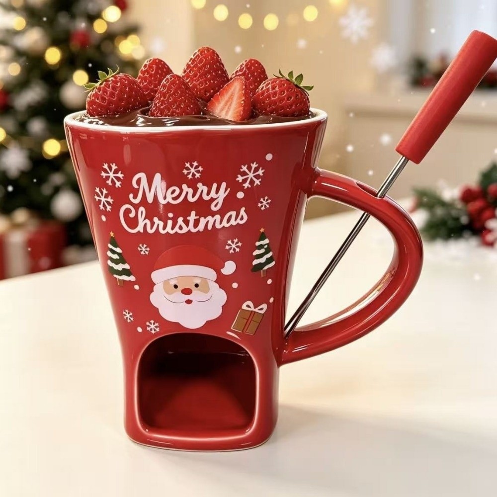 كوب سيراميك لصهر الشوكولاتة مع - مراجعة Fondue Pot Ceramic وسعره