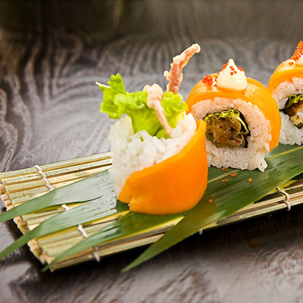 3 قطع من حصائر لف السوشي المصن - مراجعة Sushi Mat Bamboo وسعره