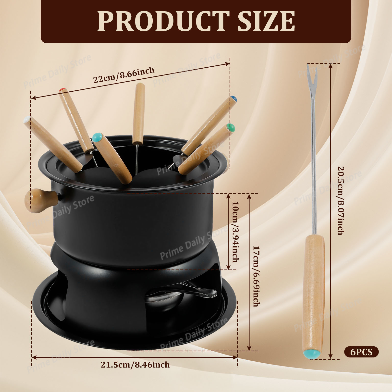 وعاء سيراميك للفوندو بالشوكولا - مراجعة Fondue Pot Ceramic وسعره