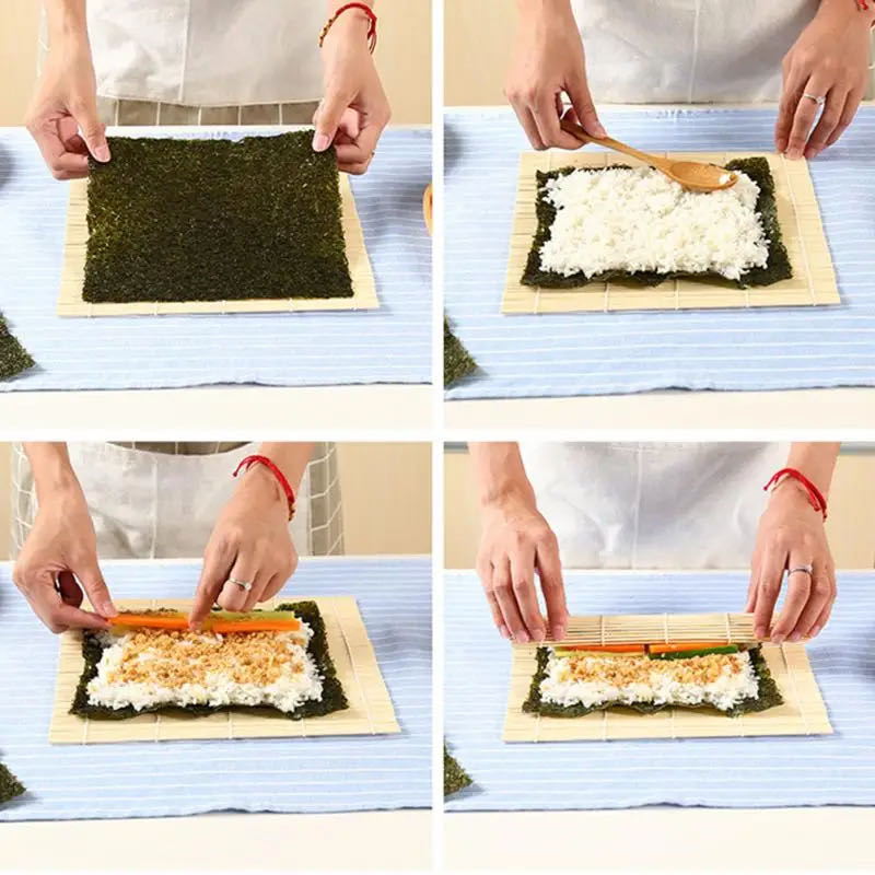 لتقوم بها بنفسك صانع السوشي ال - مراجعة Sushi Mat Bamboo وسعره