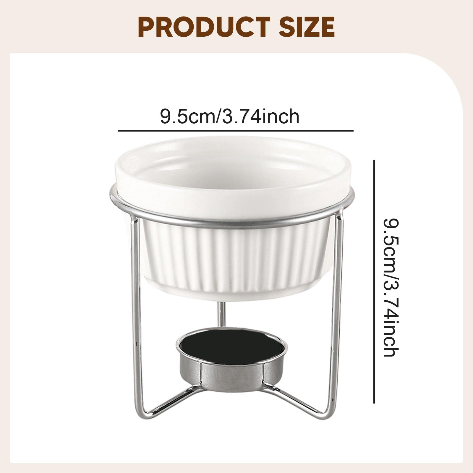 وعاء سيراميك لتسخين الزبدة وصن - مراجعة Fondue Pot Ceramic وسعره