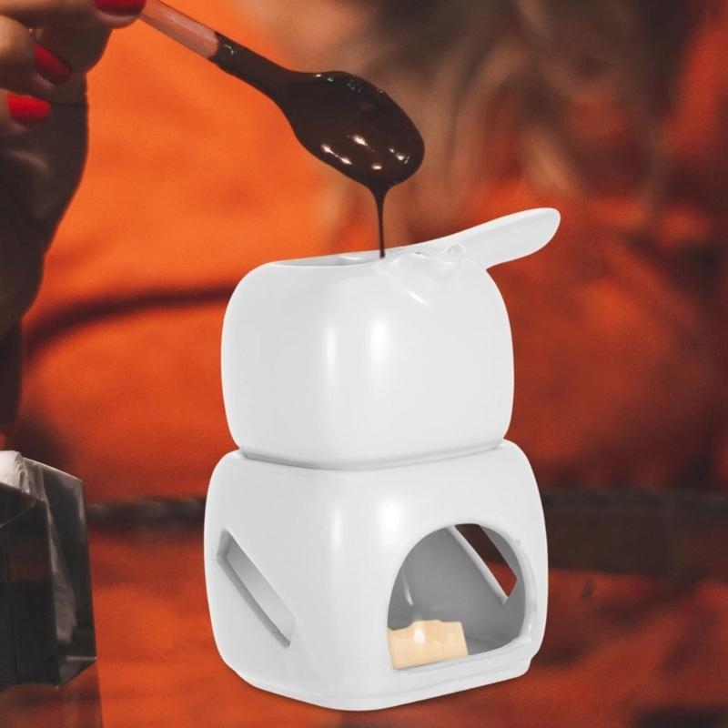 محارق الزيوت العطرية المدمجة ل - مراجعة Fondue Pot Ceramic وسعره