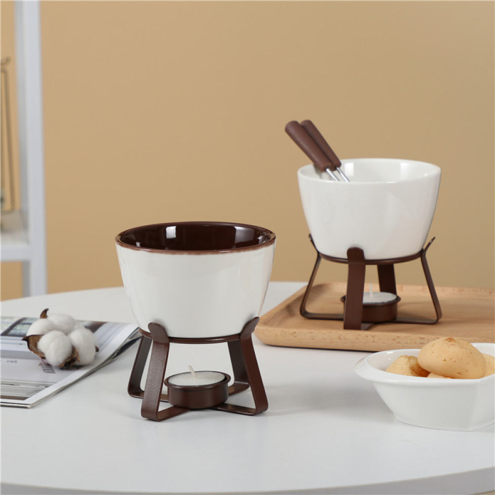 وعاء سيراميك لذوبان الجبن والش - مراجعة Fondue Pot Ceramic وسعره