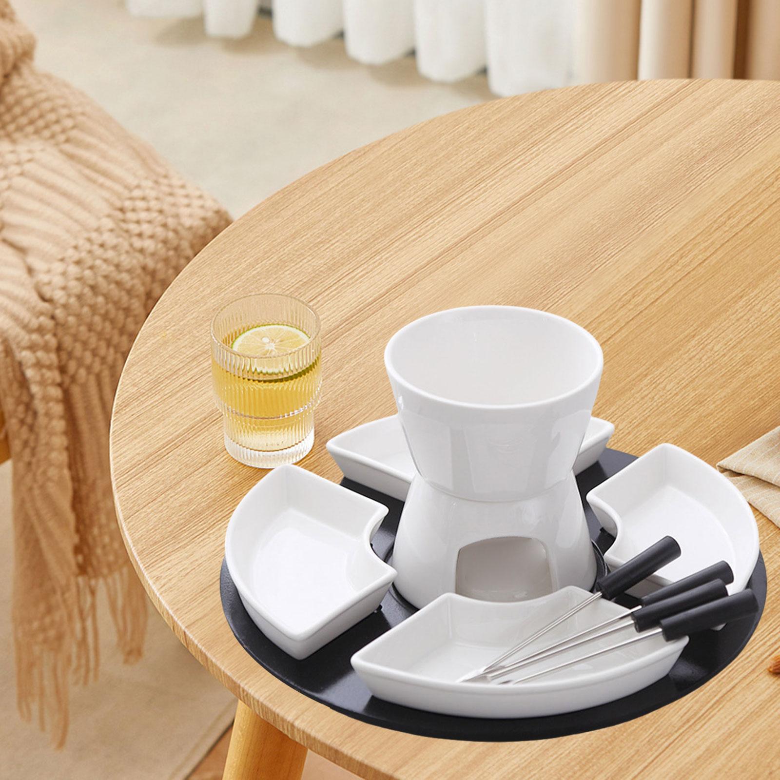 وعاء زبدة من البورسلين، طقم فو - مراجعة Fondue Pot Ceramic وسعره
