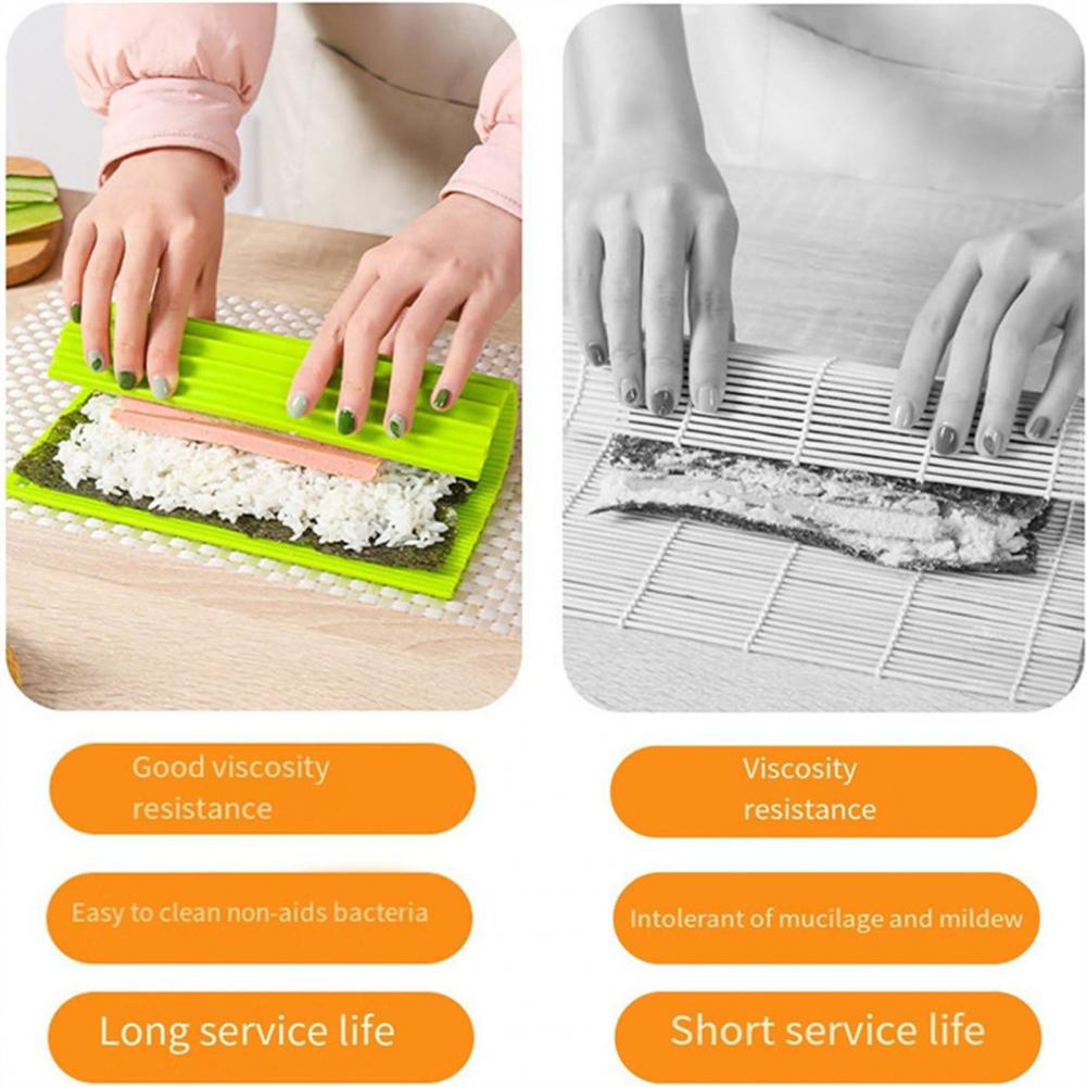 قالب سيليكون لصنع السوشي يدويً - مراجعة Sushi Mat Bamboo وسعره
